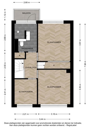 Floorplan - Diepenveenseweg 176, 7413 AV Deventer